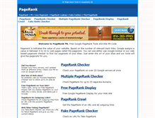 Tablet Screenshot of pagerankpr.com